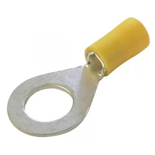4.00-6.0mm x 5.3mm Yellow ring terminal cable lugs