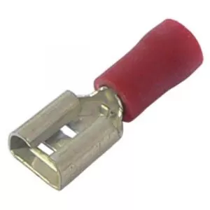 0.15-1.5mm x 6.3mm Red push on female terminal cable lugs